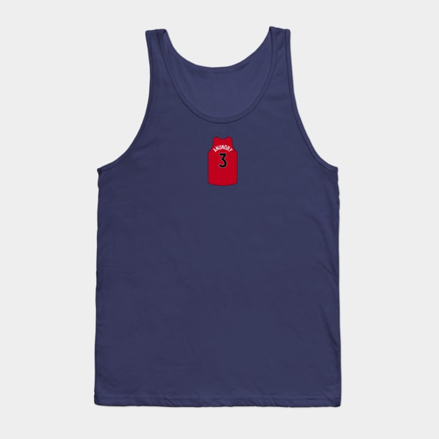 OG Anunoby Toronto Red Jersey Qiangy Tank Top by qiangdade